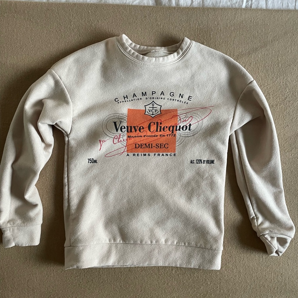 Veuve Clicquot Cream Sweatshirt
